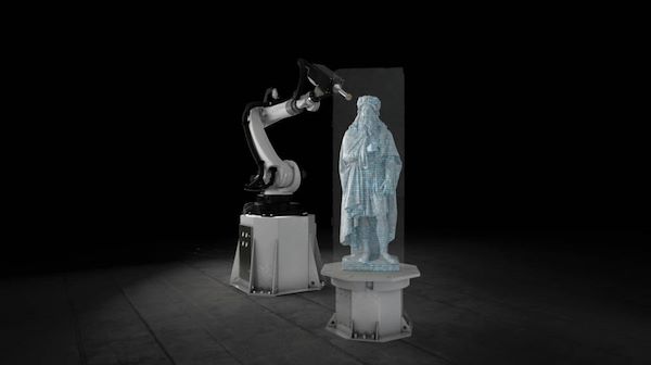 Robotor, il robot scultore che plasma il marmo di Carrara